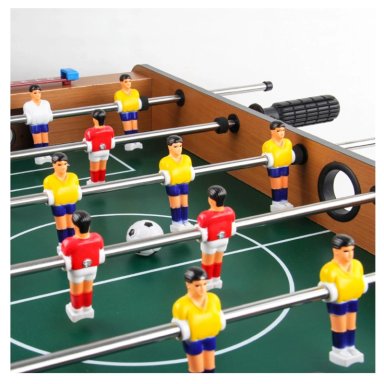 TACA TACA MADERA NIÑOS. MINI MESA DE FUTBOL. 49X21X15 CM. - 9