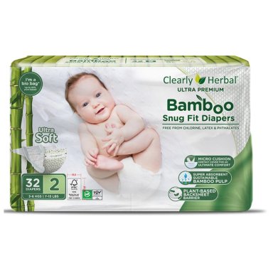 PAÑALES BAMBU PREMIUM 128 UNIDADES 3 A 6 KG - 1