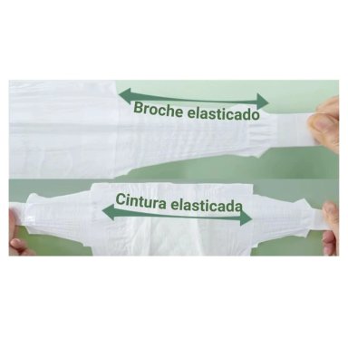 PAÑALES BAMBU PREMIUM 128 UNIDADES 3 A 6 KG - 2