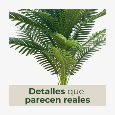 PLANTA ARTIFICIAL PALMERA ARECA DECORATIVA 120 CM - 5
