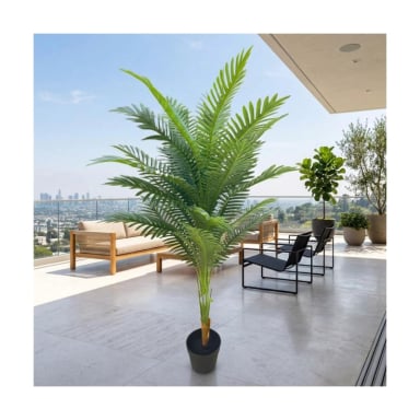 PLANTA ARTIFICIAL PALMERA ARECA DECORATIVA 120 CM - 7