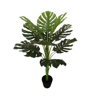 PLANTA ARTIFICIAL MONSTERA HOJA GRANDE 140 CM - 1