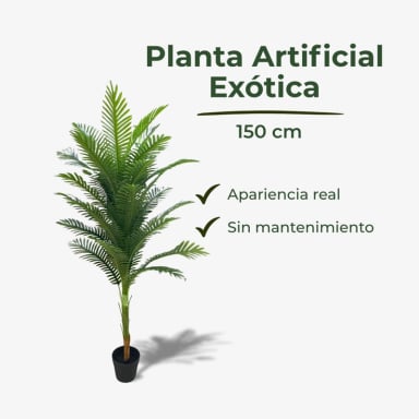 PLANTA ARTIFICIAL PALMERA ARECA ALTA 150 CM - 3
