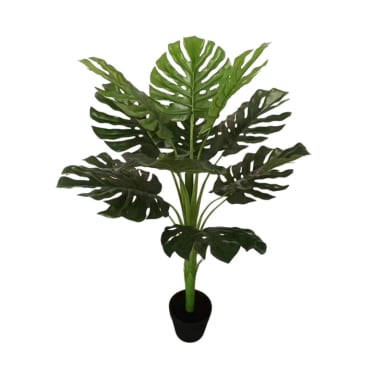 PLANTA ARTIFICIAL MONSTERA HOJA GRANDE 120 CM - 1