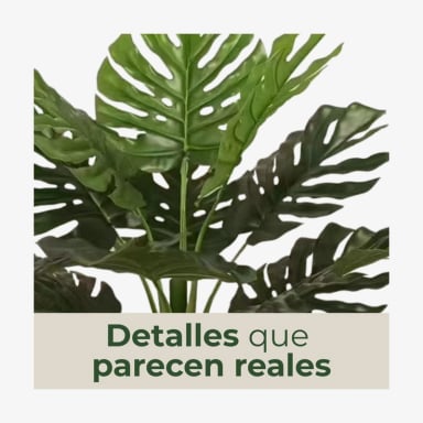PLANTA ARTIFICIAL MONSTERA HOJA GRANDE 120 CM - 5