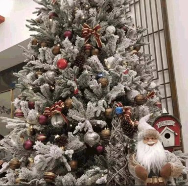 ÁRBOL DE NAVIDAD NEVADO 150CM FRONDOSO ÁRBOL ARTIFICIAL - 3