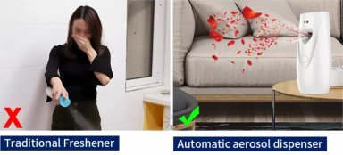 AEROSOL DISPENSADOR AROMA AUTOMATICO MAQUINA INTELIGENTE SENSOR - 3