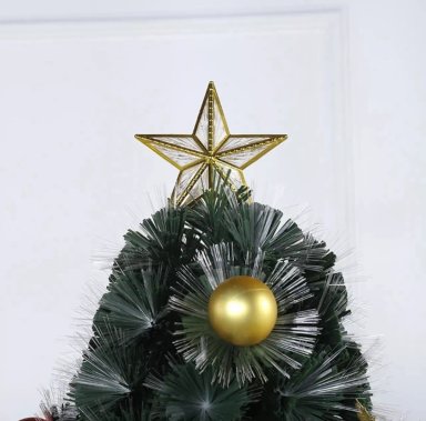 ÁRBOL DE NAVIDAD CON LUCES INCORPORADAS FIBRA ÓPTICA 180CM - 3