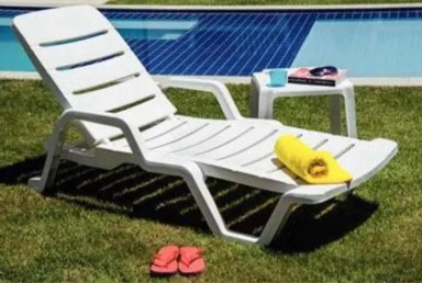 REPOSERA PLEGABLE RESINA JARDIN PLAYERA PISCINA PLEGABLE - 1