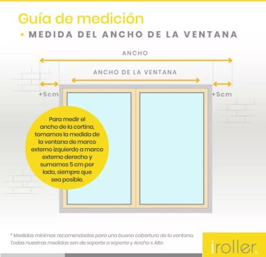 ROLLER DOBLE BLACKOUT + SUNSCREEN 160X200 TELA LINO - 3