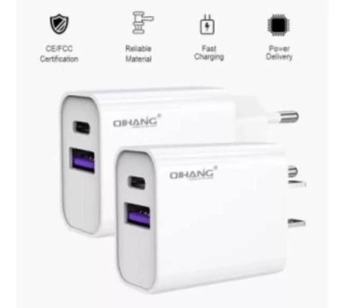 CARGADOR LIGHTNING TYPE C USB 3.0 20W PARA IPHONE SMARTPHONE - 4