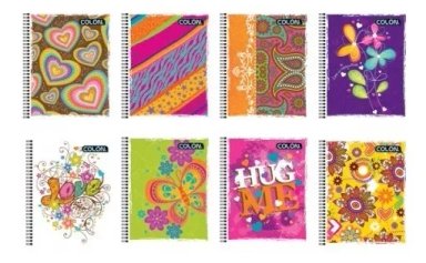 CUADERNO UNIVERSITARIOS CON RESORTE 100HJS 7 MM - 1