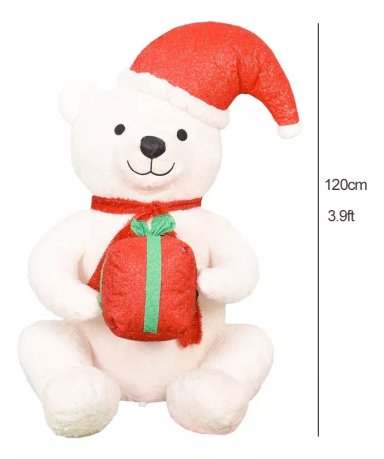 OSO POLAR LED INFABLE NAVIDEÑO 120CM GRANDE - 1