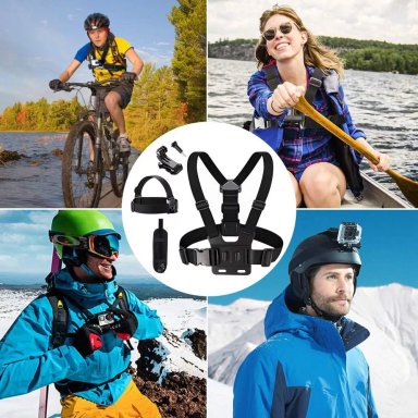 PORTA GOPRO PARA PECHO ARNES CAMARA DEPORTIVA AJUSTABLE - 4