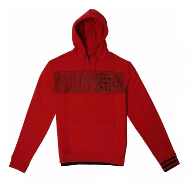 POLERON HOMBRE SHABAZZ DENIM ROJO AMERICANO URBANO USA - 1