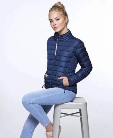 PARKA MUJER CHAQUETA PLUMA LIVIANA ACOLCHADA - 1