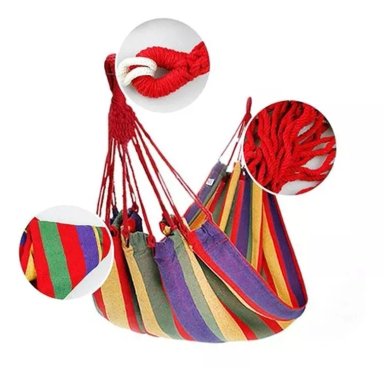 HAMACA CAMPING PLAYA JARDÍN TERRAZA 1 PLAZA 185×80 CM NIÑO - 4