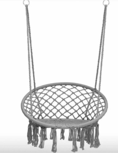 HAMACA SILLA COLGANTE 150 KG COLUMPIO REPOSADERA TERRAZA - 3