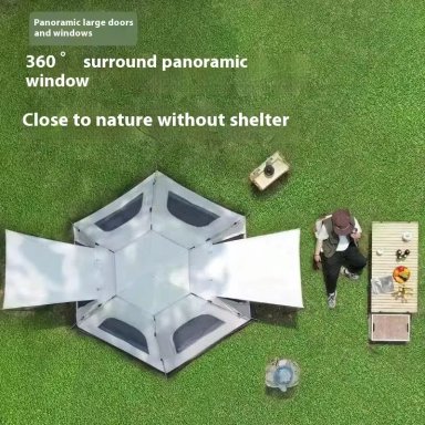 CARPA HEXAGONAL AUTOMATICA CAMPING 6 PERSONAS 240X270X160 - 4