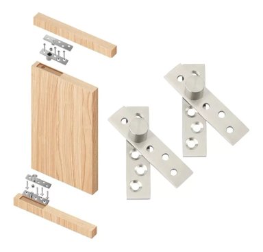 BISAGRA PIVOTANTE ACERO INOXIDABLE PUERTA 160 KILOS - 1