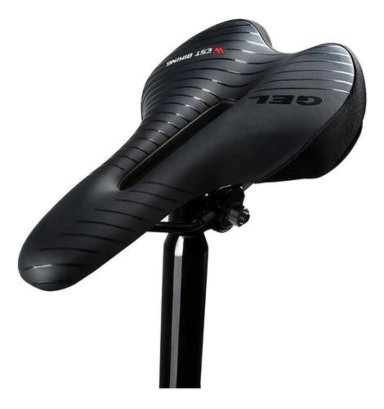 SILLÍN WEST BIKING GEL ANTIPROSTÁTICO LUZ COMODIDAD ASIENTO BICICLETA - 4