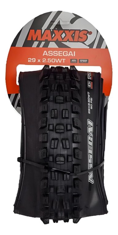 MAXXIS ASSEGAI 29X2.50 WT EXO/TR - KEVLAR ENDURO MTB NEGRO - 1