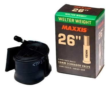 CÁMARA MAXXIS WELTER WEIGHT 26 X 1.5/2.5 V. SCHRADER AUTO - 1