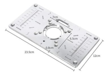 PLACA DE INSERCION ROUTER PARA MESA FRESADORA MULTIFUNCION - 6