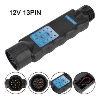 TESTER 13 PIN CIRCUITO CABLEADO LUCES ENCHUFE TRAILER AUTO - 6