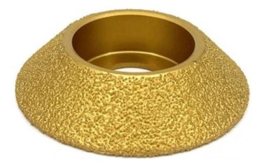 DISCO DIAMANTADO BISELADO 45º ESMERIL GRANITO MARMOL DORADO OSCURO - 4