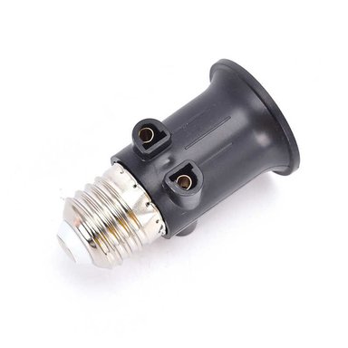 SOQUETE ENCHUFE ADAPTADOR DE AMPOLLETA E27 220V, BOMBILLA - 4