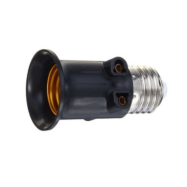 SOQUETE ENCHUFE ADAPTADOR DE AMPOLLETA E27 220V, BOMBILLA - 5