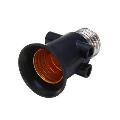 SOQUETE ENCHUFE ADAPTADOR DE AMPOLLETA E27 220V, BOMBILLA - 7