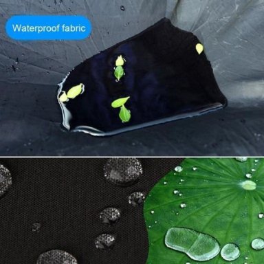 FUNDA DE BICICLETA Y MOTO CON ELASTICOS Y CORREA IMPERMEABLE - NEGRO - 5