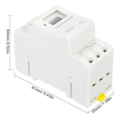 TIMER DIN AUTOMATICO PROGRAMABLE DIGITAL TEMPORIZADOR 220V - 7