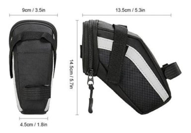 BOLSO OZONO TRASERO 1.5 LT TUBO SILLÍN IMPERMEABLE BICICLETA - 4