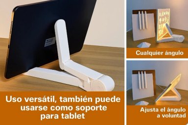 TABLERO ACRILICO LED REGRABABLE 20×30 LUZ TRANSPARENTE - TRANSPARENTE - 3