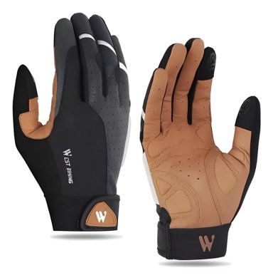 GUANTES WEST BIKING MTB Y RUTA DEDO LARGO BICICLETA TAMAÑO XL - 1
