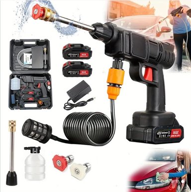 HIDROLAVADORA NEWVANA INALÁMBRICA ALTA PRESIÓN 48V + 2 BATERÍAS - 1