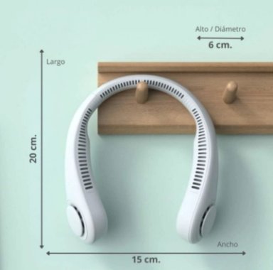 VENTILADOR DE CUELLO NEWVANA PORTATIL RECARGABLE USB - 5