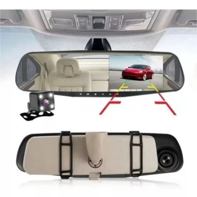 ESPEJO RETROVISOR NEWVANA PARA AUTO CÁMARA DE RETROCESO - 2