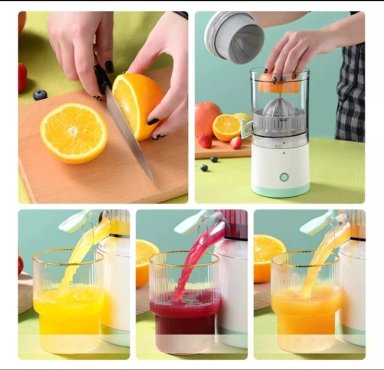 EXPRIMIDOR DE JUGO ELECTRICO RECARGABLE USB - 4