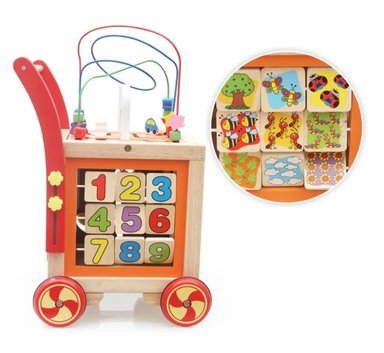 CORREPASILLOS ANDADOR DE MADERA NEWVANA DIDACTICO PARA BEBES - 3