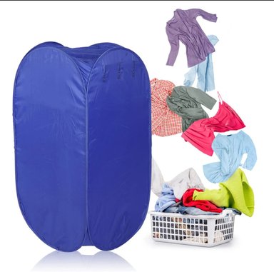 SECADORA NEWVANA PORTATIL PLEGABLE AZUL - 5