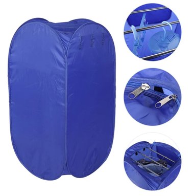 SECADORA NEWVANA PORTATIL PLEGABLE AZUL - 6