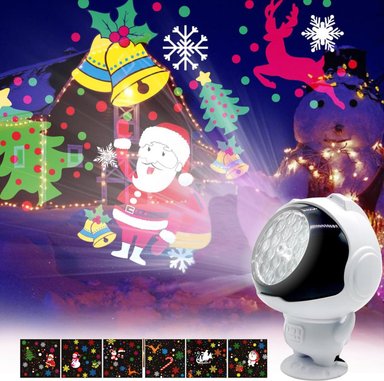 PROYECTOR ASTRONAUTA LUCES NAVIDEÑAS - 1