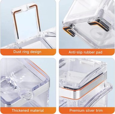 CAJA ORGANIZADOR DE CONDIMENTOS 4 COMPARTIMIENTOS - 3