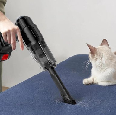 ASPIRADORA INALAMBRICA RECARGABLE PARA AUTO Y CASA - 3