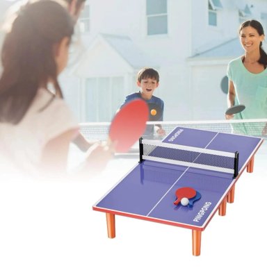 MINI MESA DE JUEGO PING PONG PORTATIL - 2