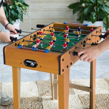 TACA TACA MESA DE FUTBOLITO CON PATAS JUEGO FAMILIAR ADULTOS Y NIÑOS - 2